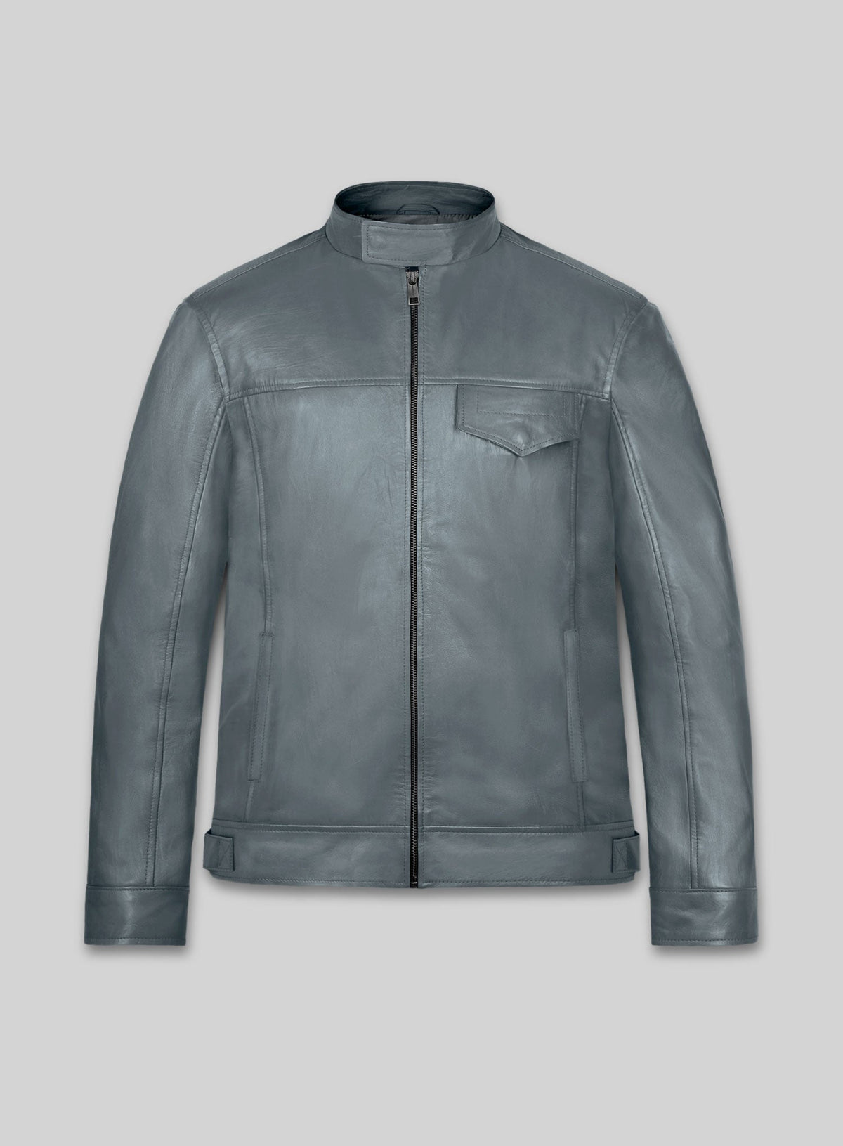 Shia Labeouf Transformers 3 Black Leather Jacket – front view