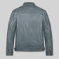Shia Labeouf Transformers 3 Black Leather Jacket – back view