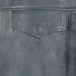 Shia Labeouf Transformers 3 Black Leather Jacket – close-up detail of hardware and pockets