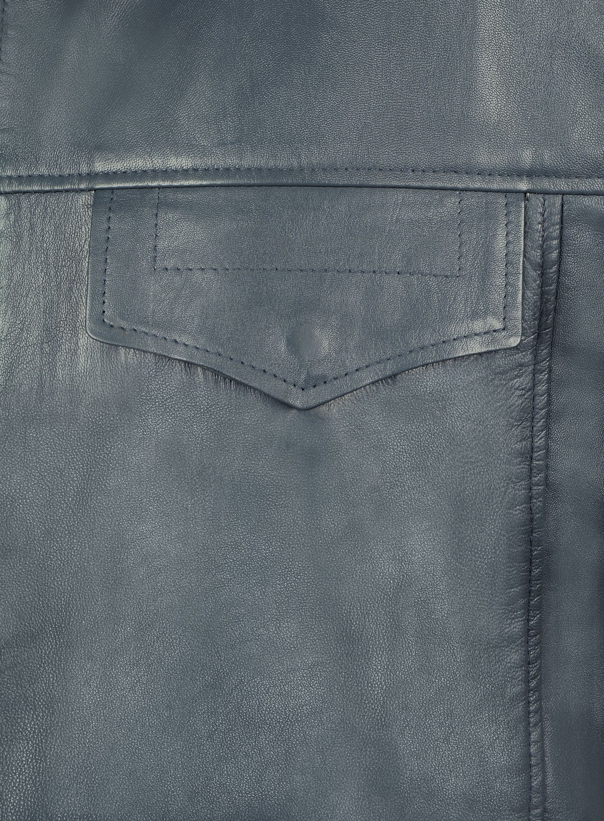 Shia Labeouf Transformers 3 Black Leather Jacket – close-up detail of hardware and pockets