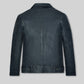 Winsor Blue Lucas Bravo Emily In Paris Lambskin Leather Jacket view 2