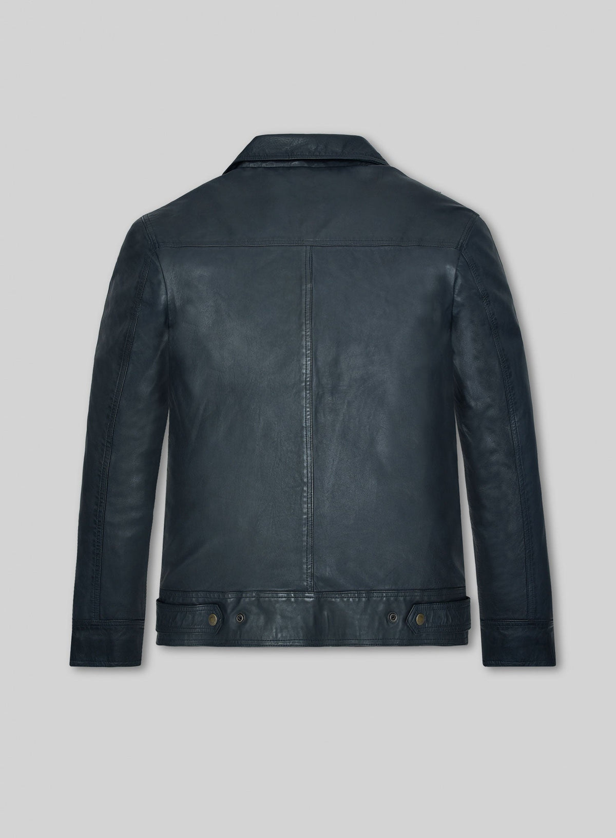 Winsor Blue Lucas Bravo Emily In Paris Lambskin Leather Jacket view 2