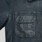 Winsor Blue Lucas Bravo Emily In Paris Lambskin Leather Jacket view 3