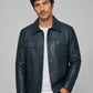 Winsor Blue Lucas Bravo Emily In Paris Lambskin Leather Jacket view 6