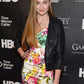 Sophie Turner Black Leather Jacket – front view
