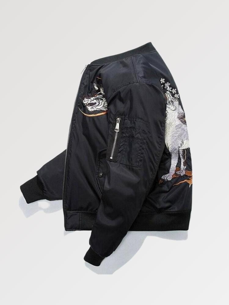 Souvenir Bomber Jacket 'Okami' - Sublimation Jacket ( Recreated Edition )