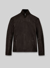 Stephen Amell Arrow Green Leather Jacket – front view