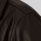 Steve Carell Welcome to Marwen Black Bomber Leather Jacket – close-up and worn views