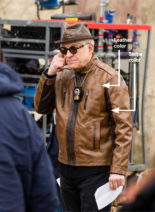 Steve Martin Only Murders in the Building Black Leather Jacket – Steve Martin wearing the look, photo 4