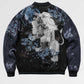 Japanese Sukajan Embroidered Lion - Sublimation Jacket ( Recreated Edition )
