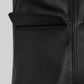 Sylvester Stallone Rocky 2 Black Leather Trench Coat – close-up and worn views