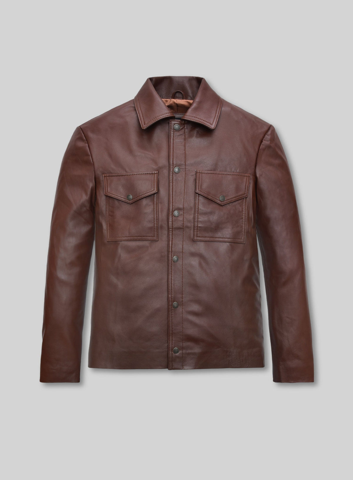 Tan Brown Timothee Chalamet Leather Jacket view 1