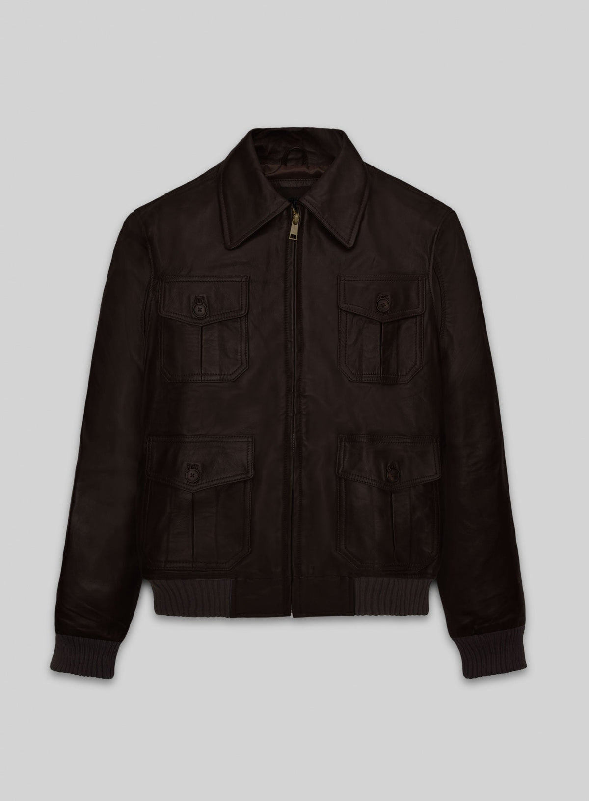 Taylor Lautner Abduction Black Leather Jacket – front view