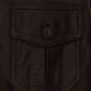 Taylor Lautner Abduction Black Leather Jacket – close-up detail of leather and stitching