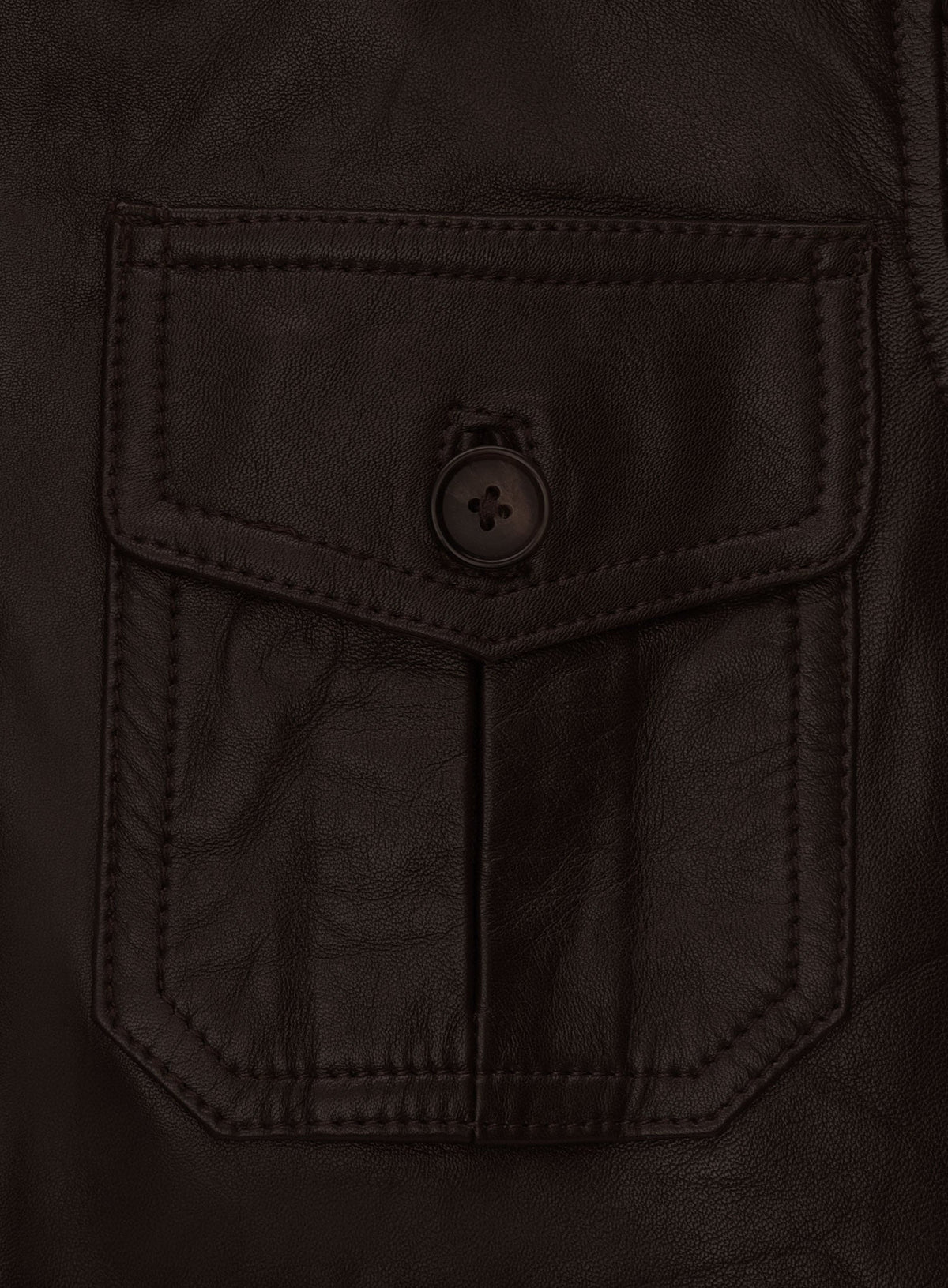 Taylor Lautner Abduction Black Leather Jacket – close-up detail of leather and stitching