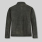 Taylor Lautner Black Leather Jacket – back view