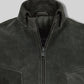 Taylor Lautner Black Leather Jacket – close-up and worn views