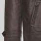 Taylor Lautner The Twilight Saga Black Leather Jacket – close-up and worn views