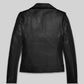 Teenage Mutant Ninja Turtles 2 Megan Fox Black Leather Jacket – back view