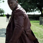 Terry Crews The Killer Game Black Leather Long Coat – Terry Crews wearing the look, photo 3