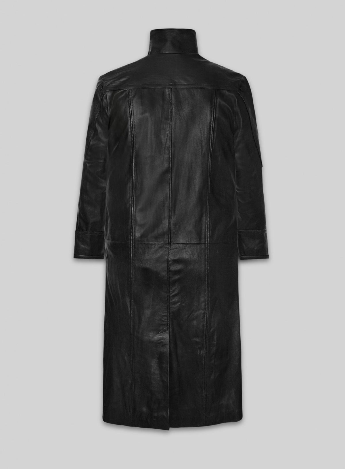 The Avengers Nick Fury Leather Trench Coat view 3