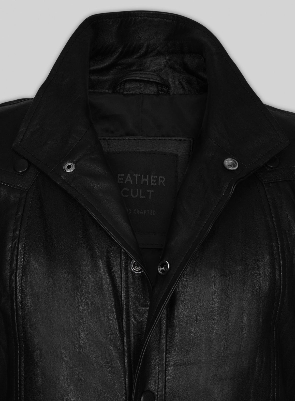 The Avengers Nick Fury Leather Trench Coat view 4