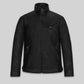 The Bourne Legacy Jeremy Renner Black Leather Jacket – front view
