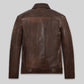 The Expendables 2 Jason Statham Black Leather Jacket – back view