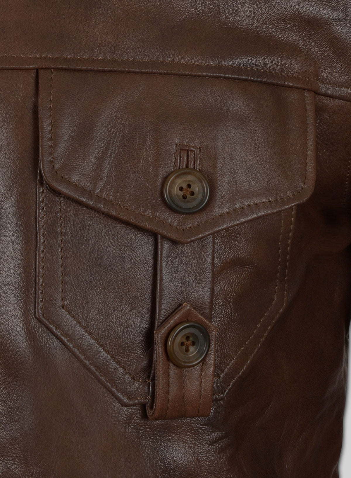 The Expendables 2 Jason Statham Black Leather Jacket – close-up and worn views