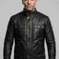 The Expendables Lee Christmas Black Leather Jacket – alternate view