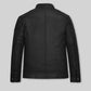The Expendables Lee Christmas Black Leather Jacket – back view