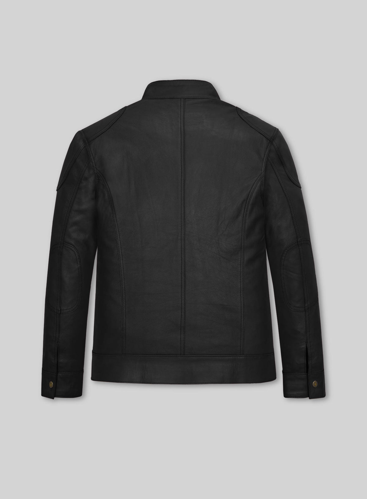 The Expendables Lee Christmas Black Leather Jacket – back view