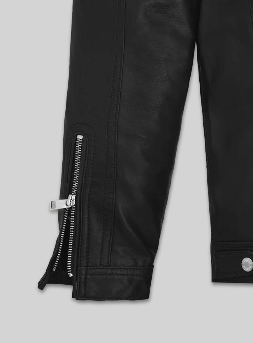 Tom Brady Leather Jacket view 5