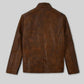 Tom Riley Da Vinci's Demons Black Leather Jacket Style 2 – back view