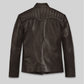 Tom Riley Da Vinci's Demons Black Leather Jacket – back view