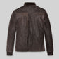 Tom Hardy MobLand Brown Leather Jacket in vintage brown Napa leather, product view 3