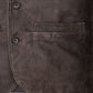 Tom Hardy MobLand Brown Leather Jacket in vintage brown Napa leather, product view 5