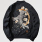 Traditional Japanese Embroidered Bomber 'Tottori' - Sublimation Jacket ( Recreated Edition )
