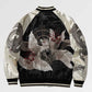 Traditional Japanese Sukajan Fox Design 'Kitsune' - Sublimation Jacket ( Recreated Edition )