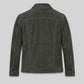 Transformers 4 Mark Wahlberg Black Leather Jacket – back view