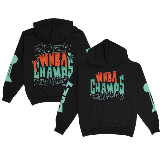 Playa Society New York Liberty 2024 WNBA Champions Hoodie (Recreated Edition)