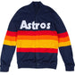 1986 Houston Astros blue bomber jacket front view