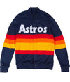 1986 Houston Astros blue bomber jacket front view