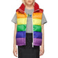 Multicolor Rainbow Puffer Vest — image 2