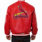 St. Louis Cardinals Varsity Red Leather Jacket — image 2