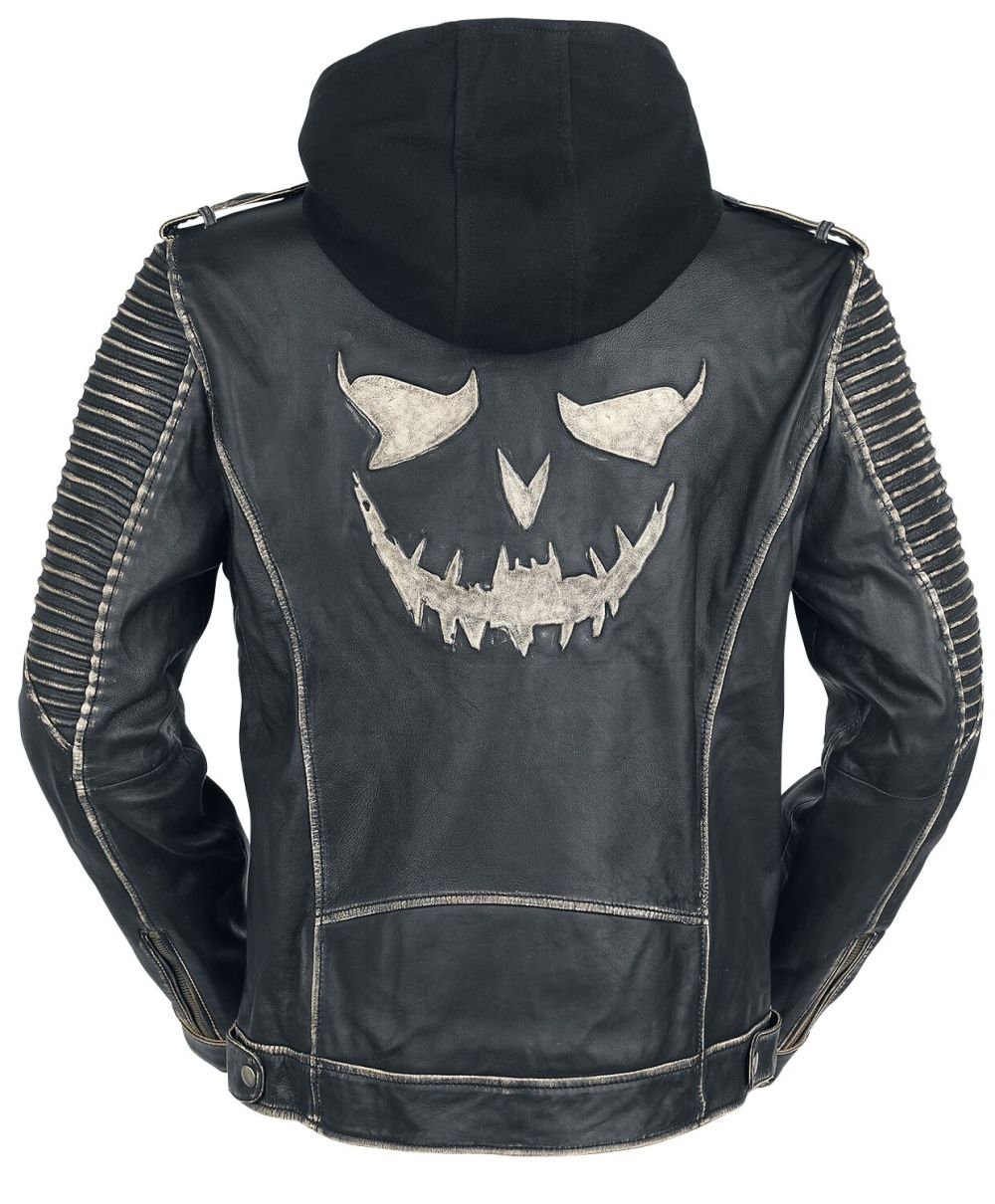 Suicide Squad Joker Black Leather Jacket — image 1