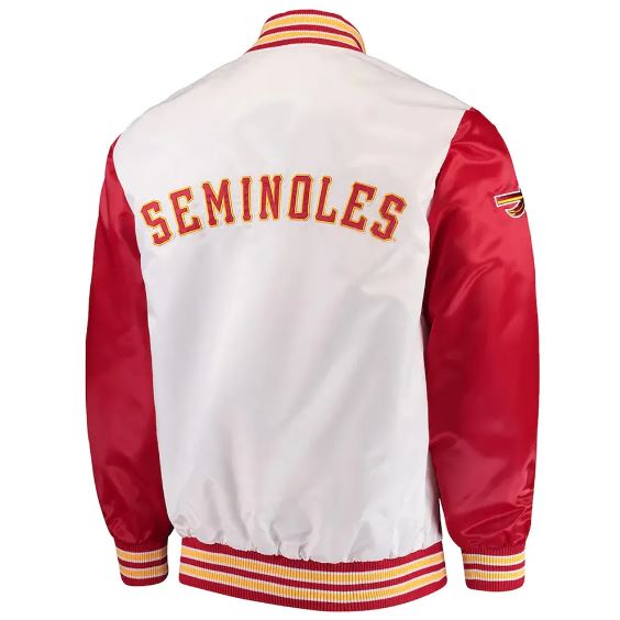 The Rookie Florida State Seminoles Red and White Jacket — image 2