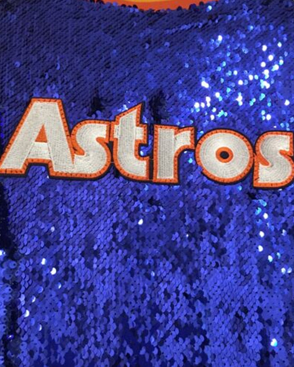 Women's Astros Sequin Jacket view 3