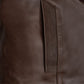 Johnny Depp Donnie Brasco Dark Espresso Leather Blazer, product view 3