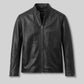 Jason Momoa The Wrecking Crew Black Napa Leather Jacket, product view 1